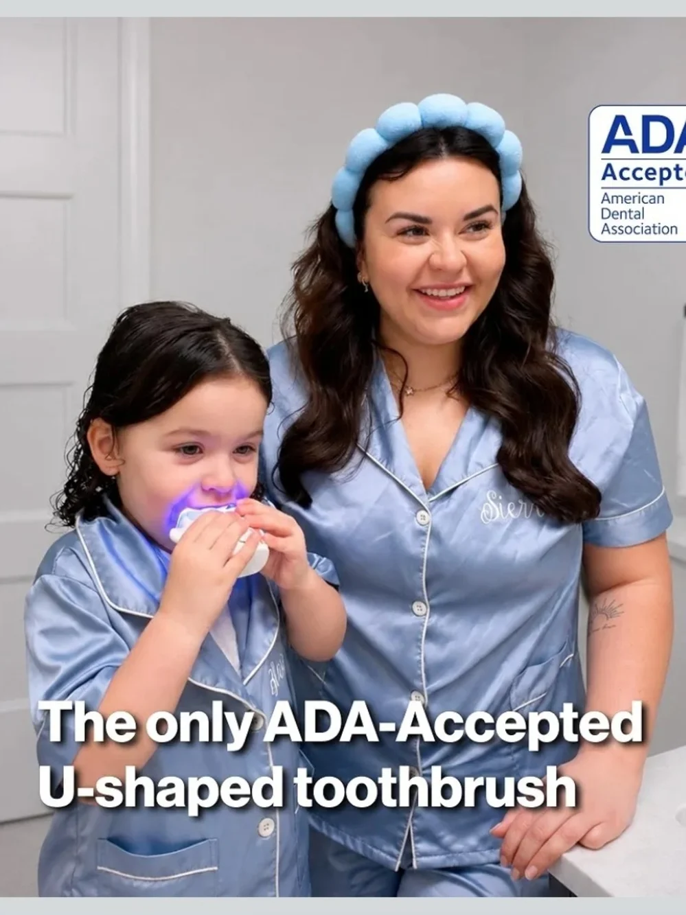 Autobrush Kids U-Shaped Electric Toothbrush ADA Accepted Lion Ages 6-8 Music LED